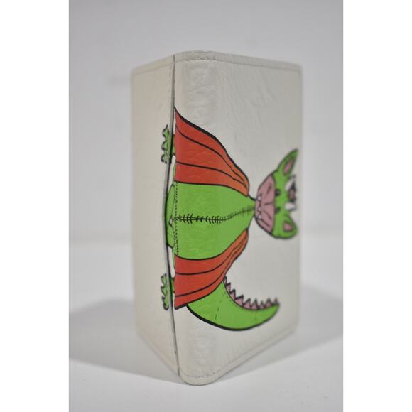 Louis Vuitton White Dragon Virgil Taurillon Leather Pocket Organizer Wallet - Picture 3 of 9